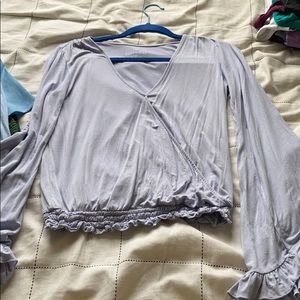Bell Sleeve American Eagle Top